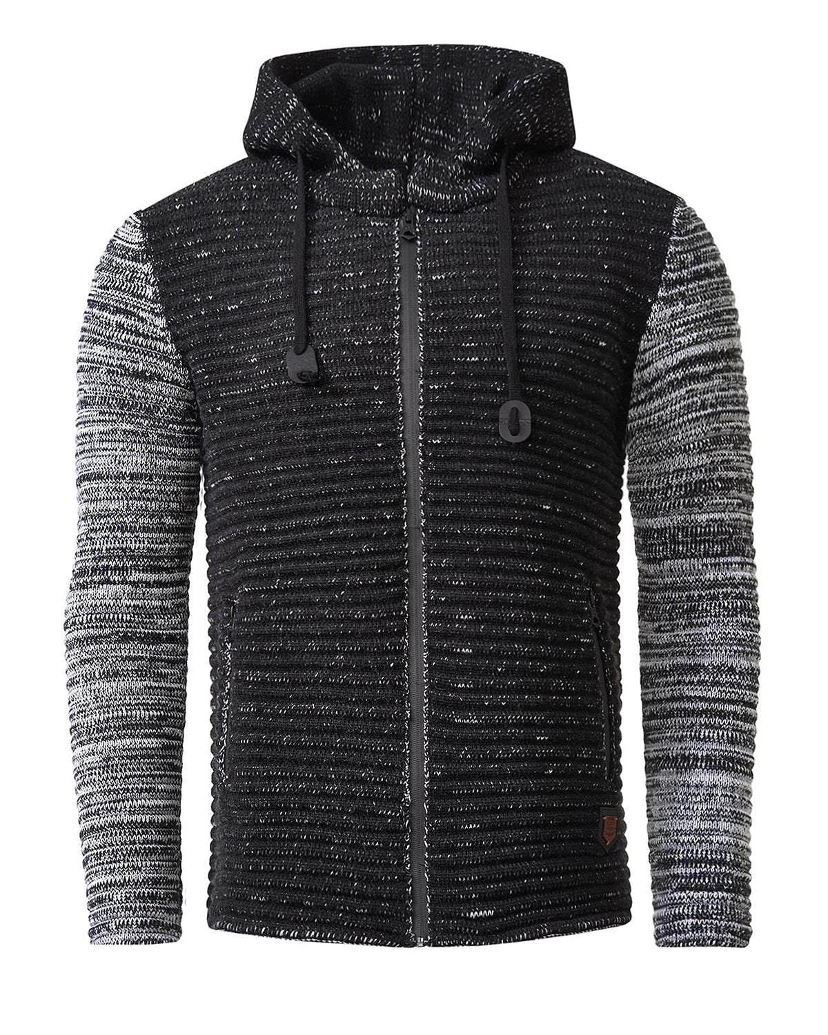 Men's black knit hoodie Rusty Neal Desmon Dexter