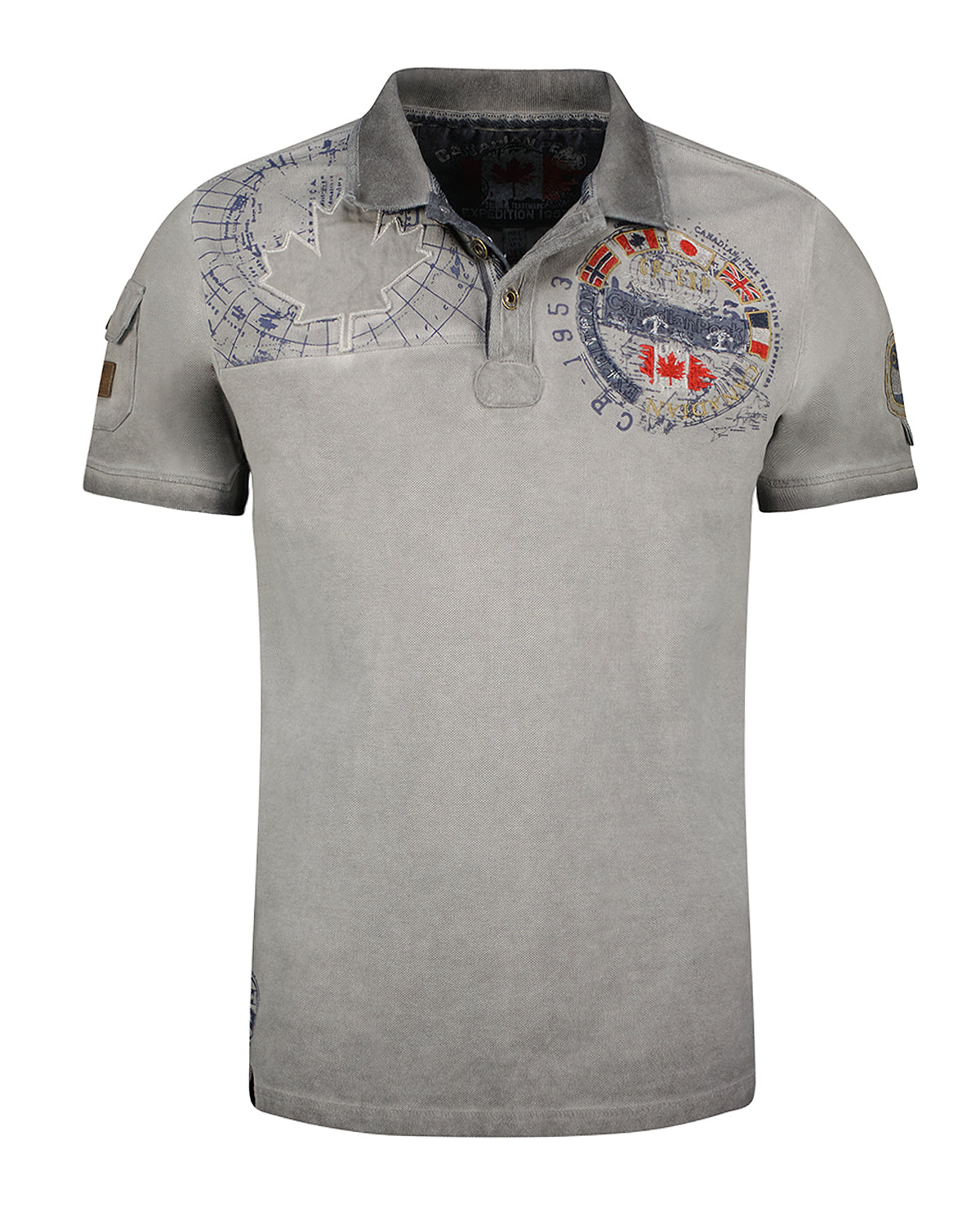 Canadian Peak Kinflateak pikeepaita - Harmaa