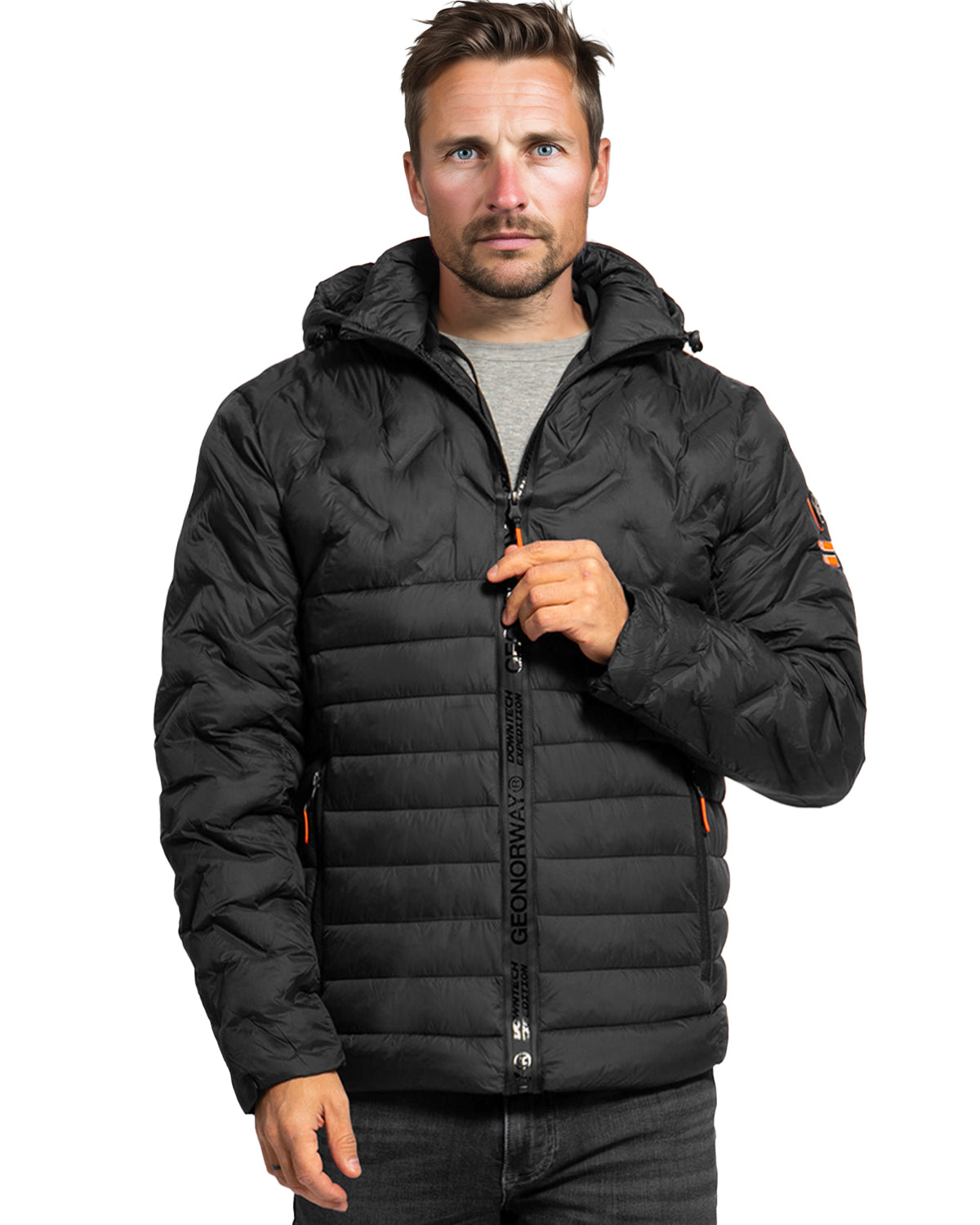 Geographical Norway Burator kevyttoppatakki - Musta