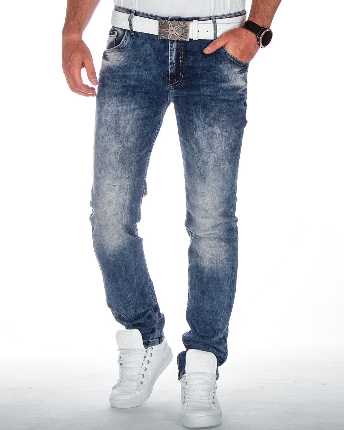 Cipo & Baxx CD533 Caleb farkut - Sininen L32