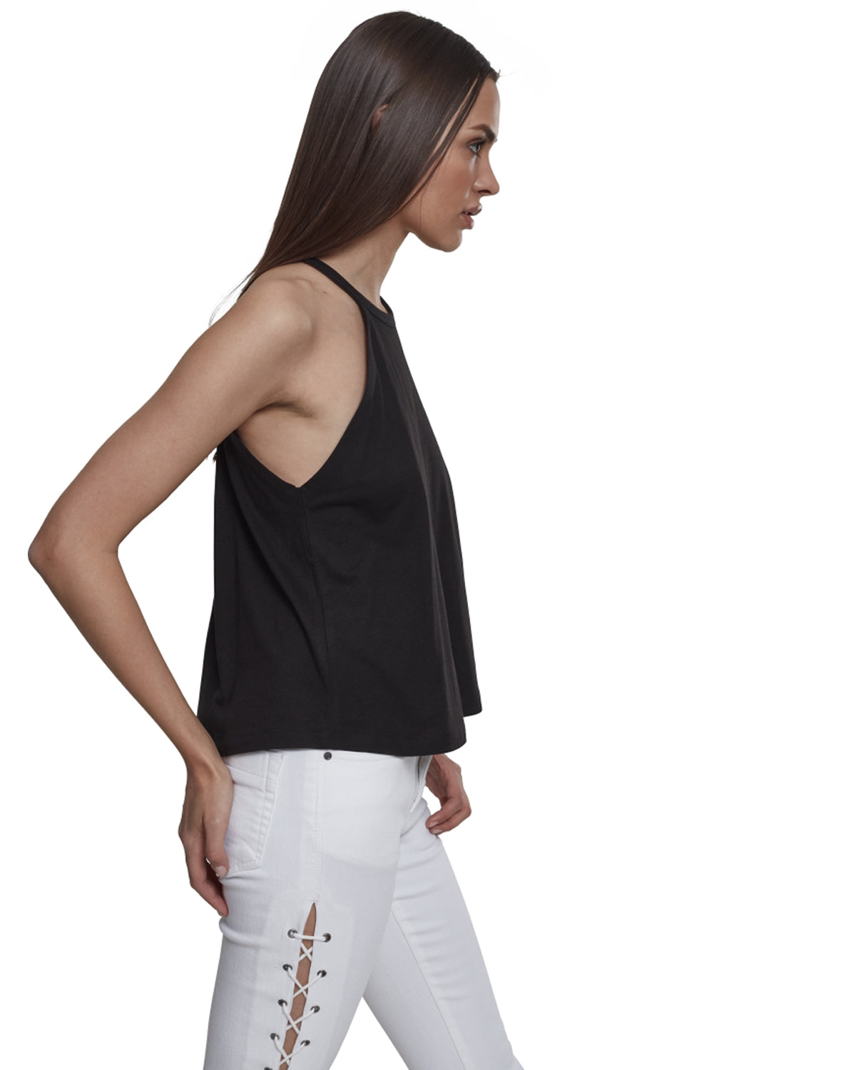 Urban Classics Neckholder toppi - Musta