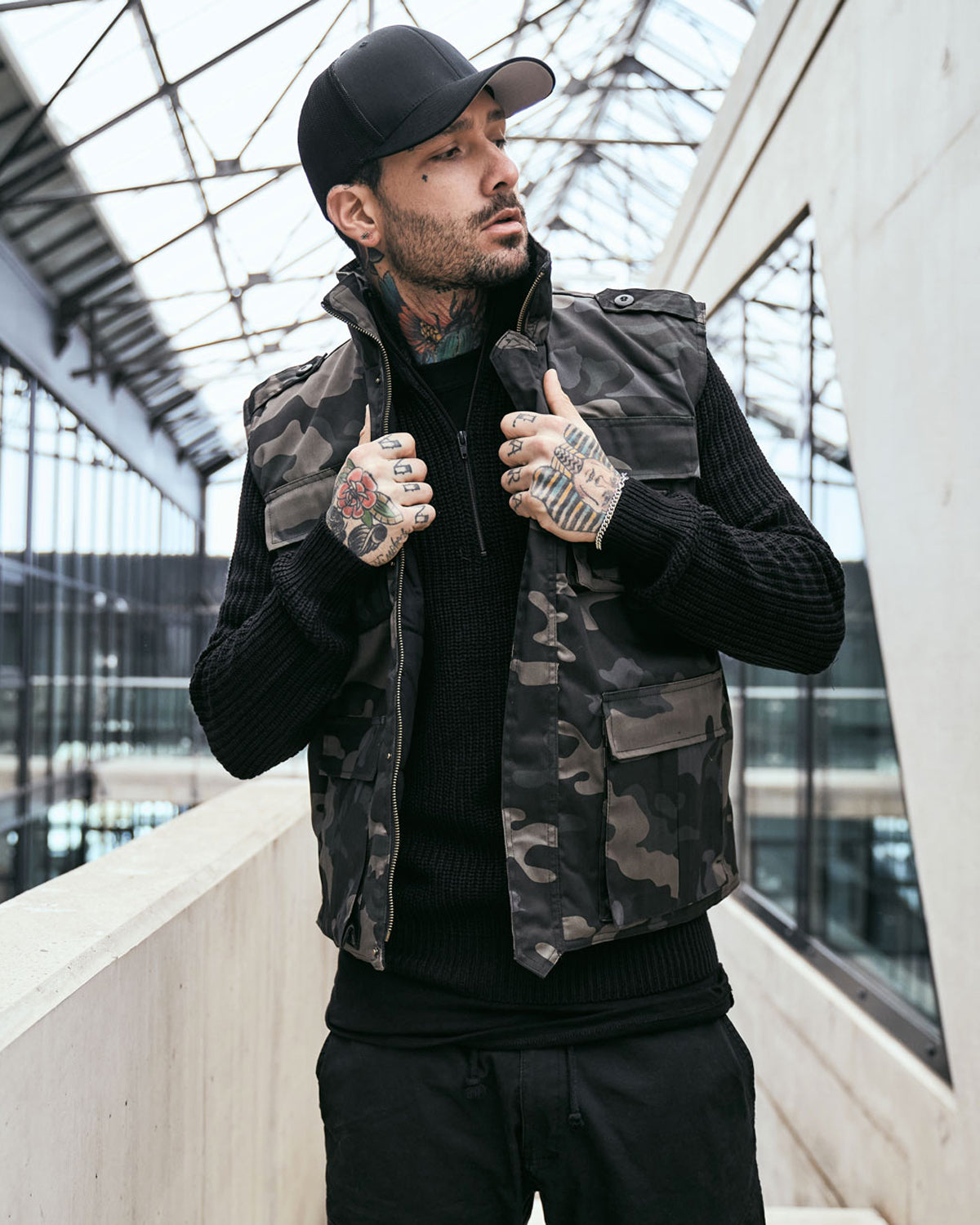 Brandit Ranger liivi - Tumma camo