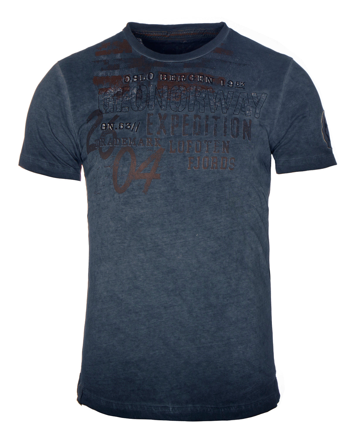 Geographical Norway Jelegant t-paita - Tummansininen 2XL