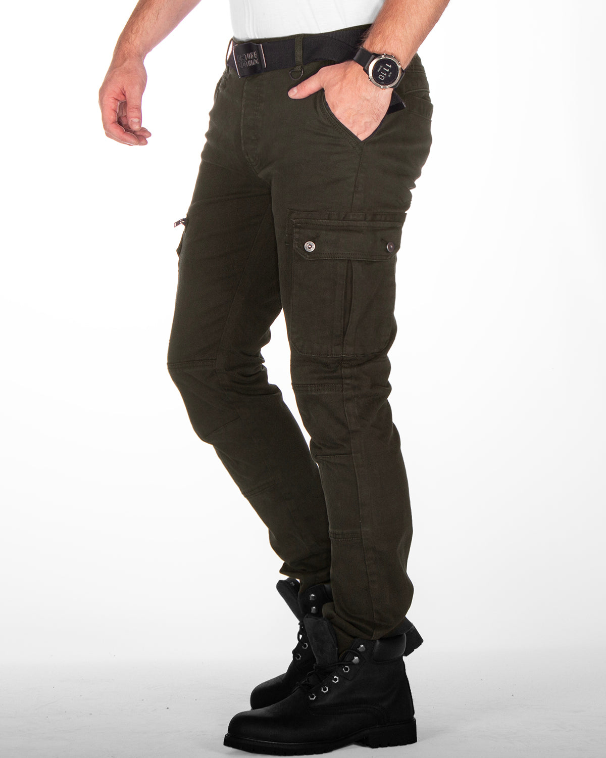 MZ72 Brand Eclair reisitaskuhousut - Khaki L32