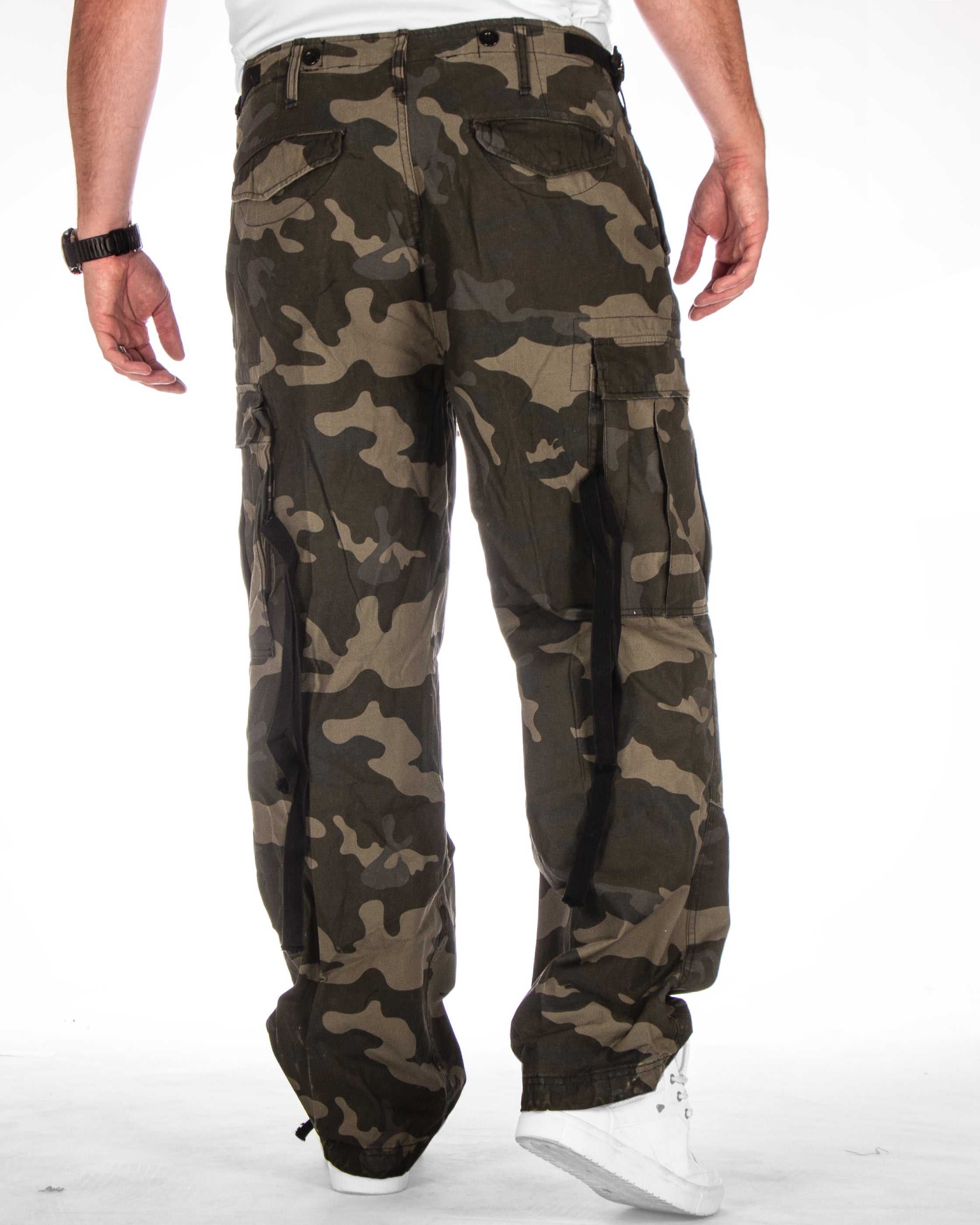 Brandit M-65 Vintage reisitaskuhousut - Camo