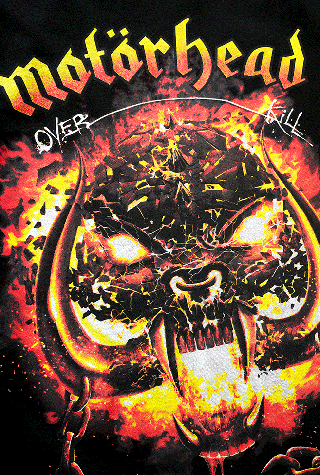 Brandit Motörhead Overkill t-paita - Musta