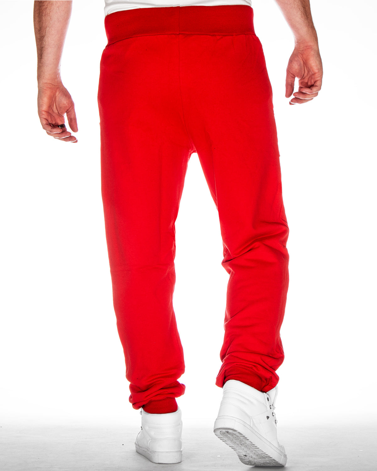 Disturb Clothing Naval collegehousut - Punainen/Valkoinen