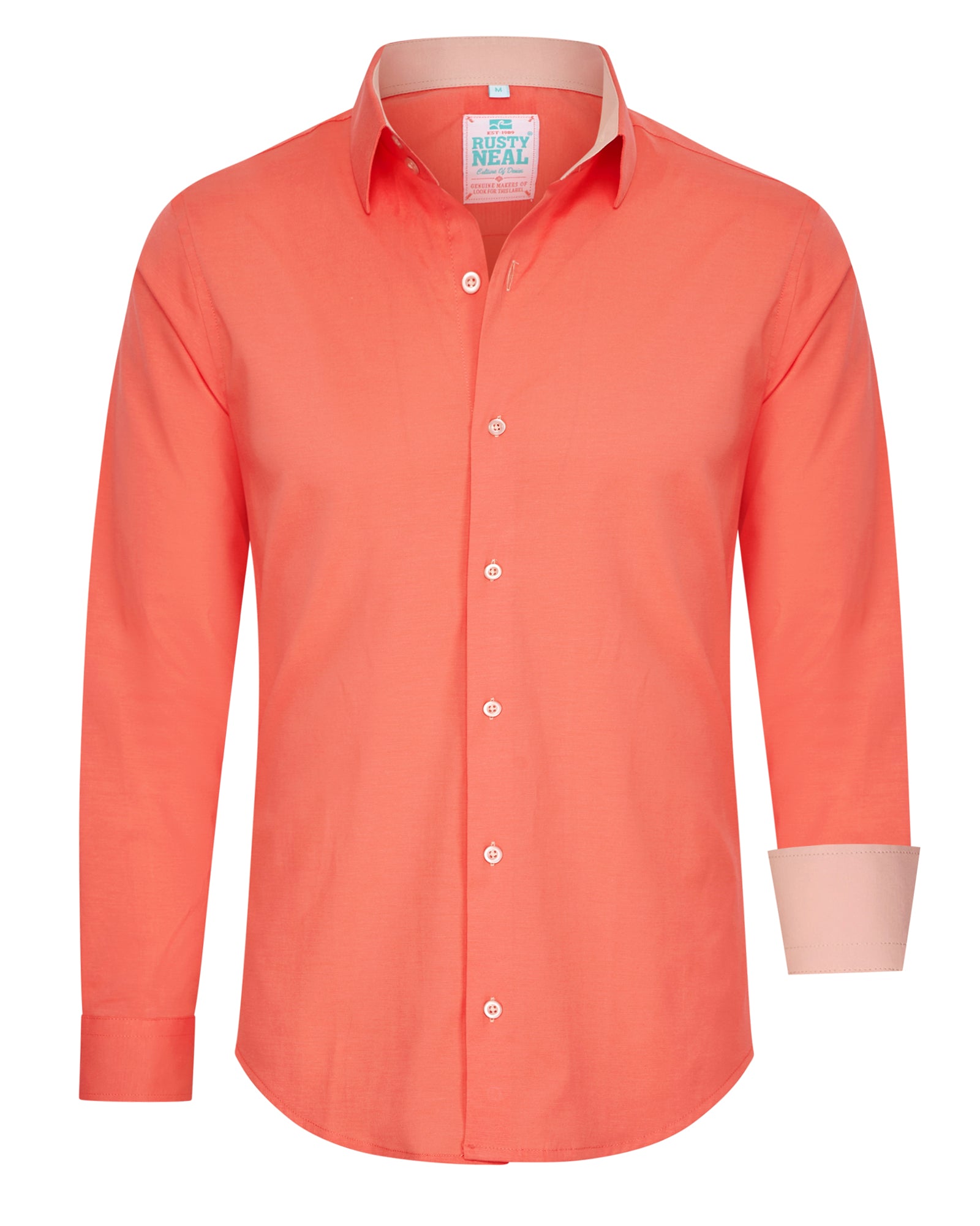 Rusty Neal Andres kauluspaita - Koralli 6XL