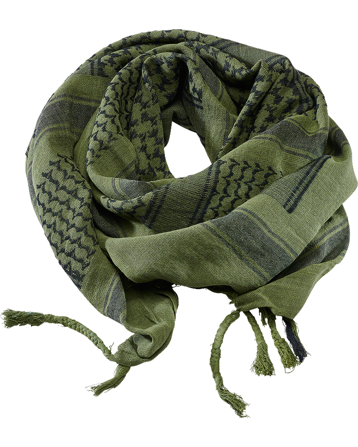 Brandit Shemag huivi - Vihreä/Musta