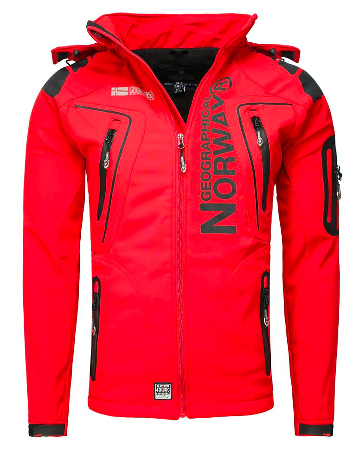 Geographical Norway Tambour-Taco softshelltakki - Punainen