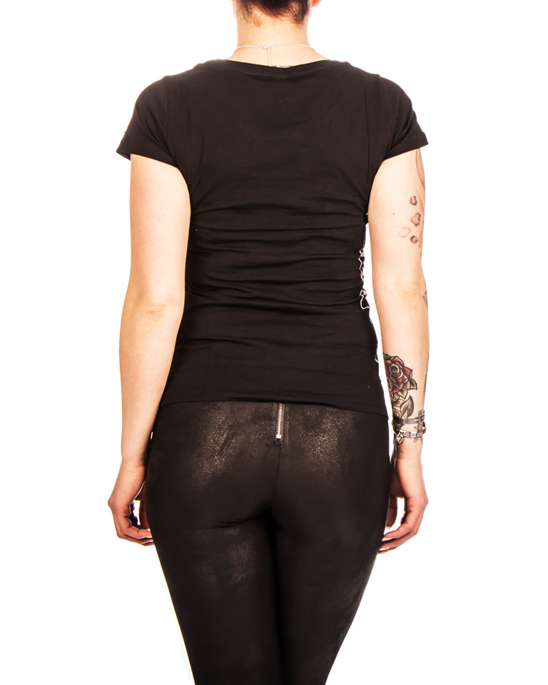 Disturb Clothing Throwing star w t-paita - Musta