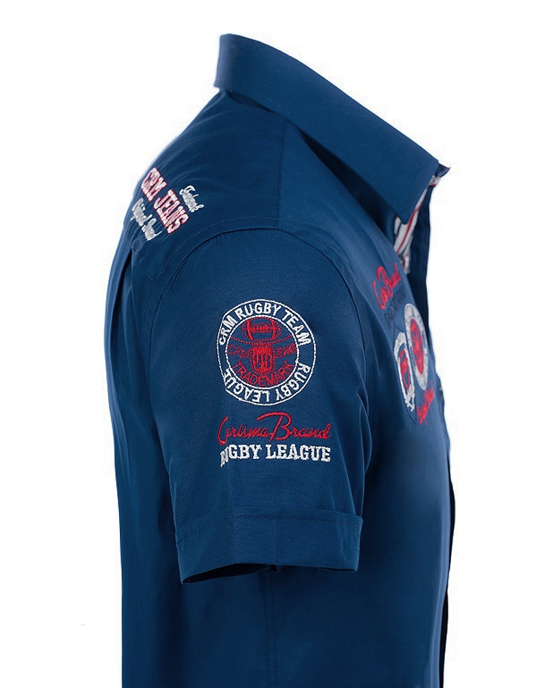 Carisma Rugby kauluspaita - Tummansininen