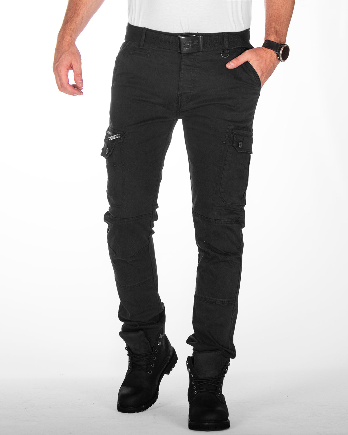 MZ72 Brand Eclair reisitaskuhousut - Musta