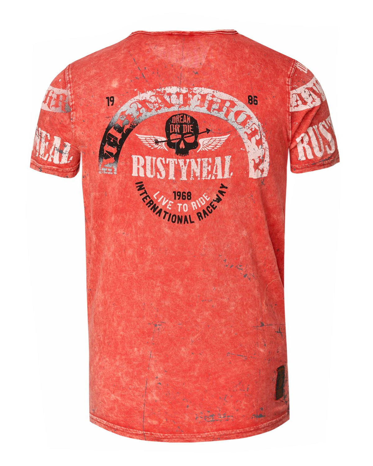 Rusty Neal Raceway t-paita - Punainen