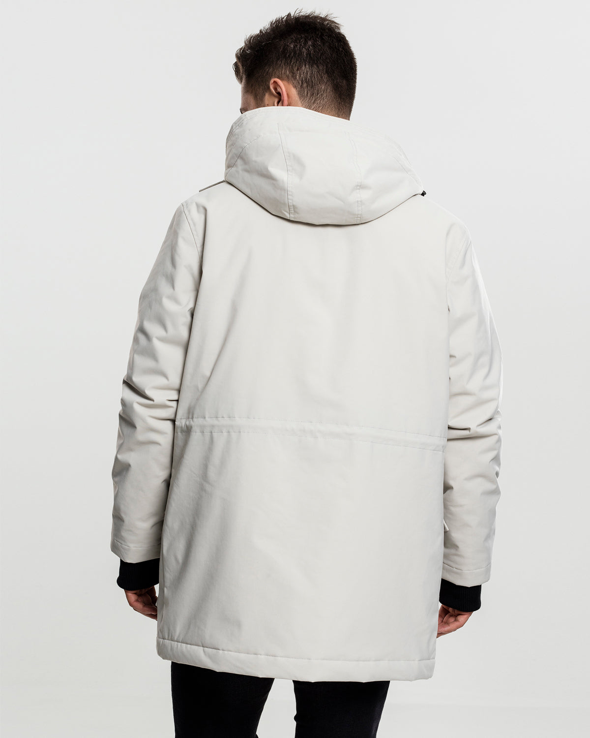 Urban Classics Hooded heavy parkatakki - Beige