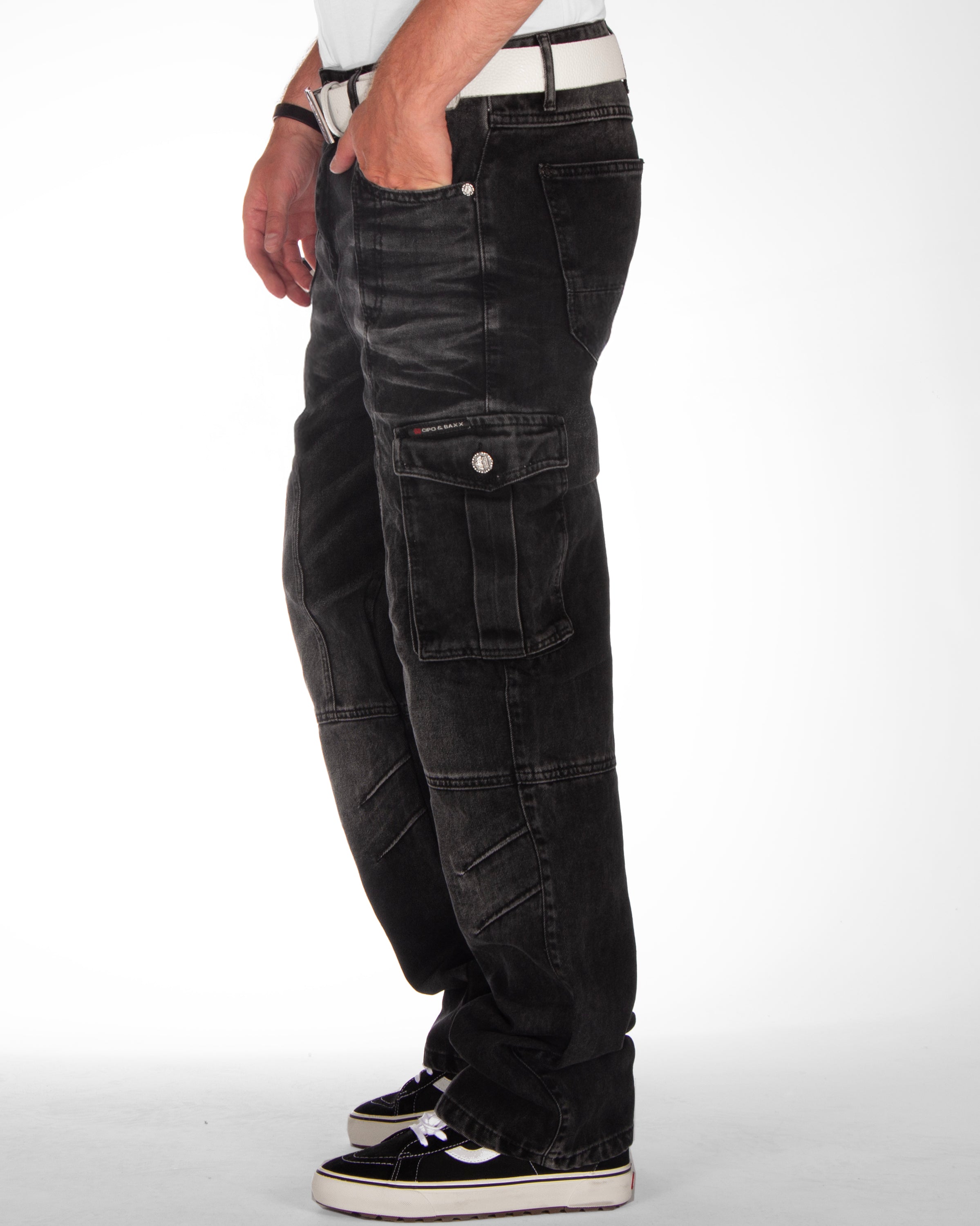 Cipo & Baxx CD897 Kierson farkut - Musta