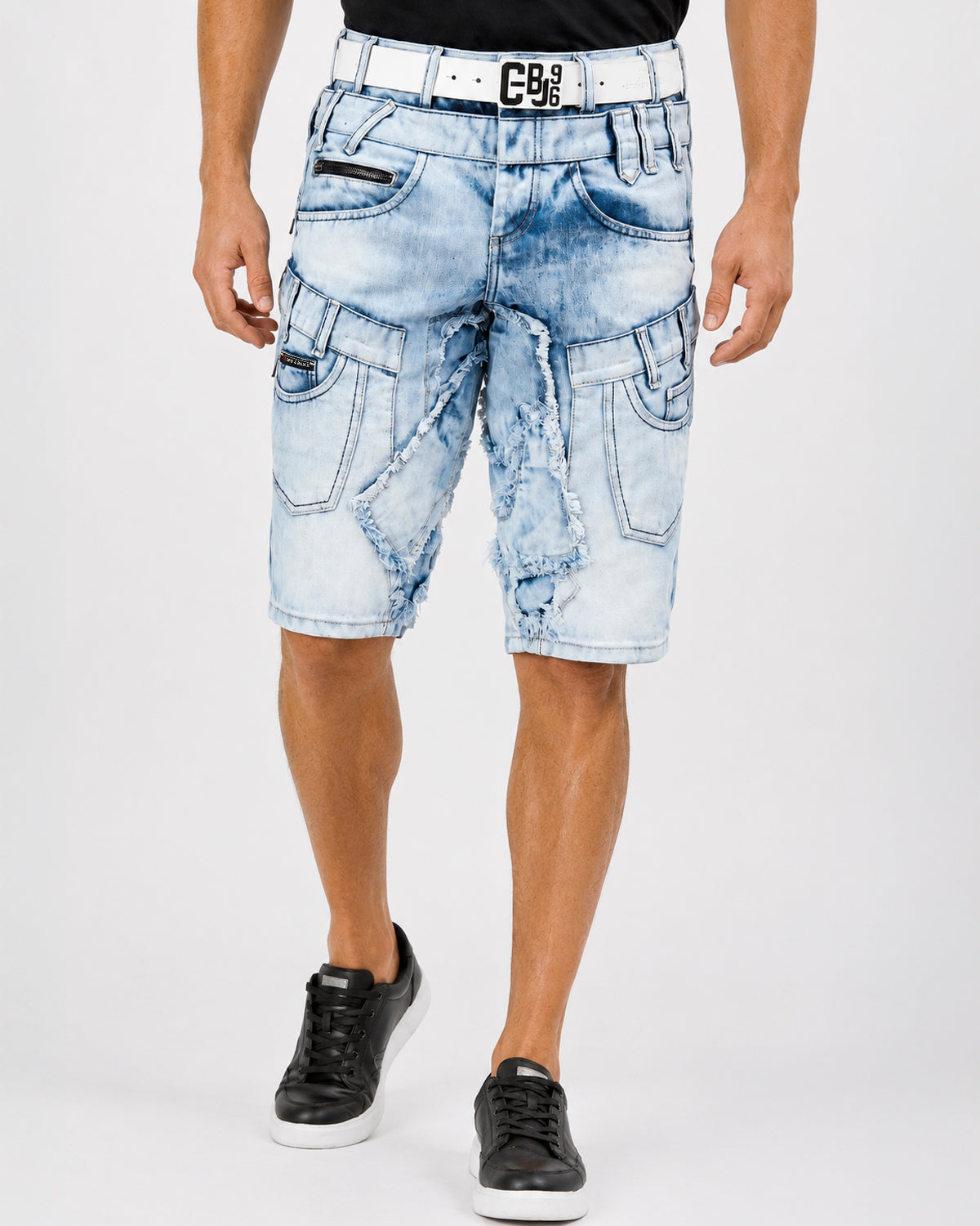 CK182 denim shorts - Light blue