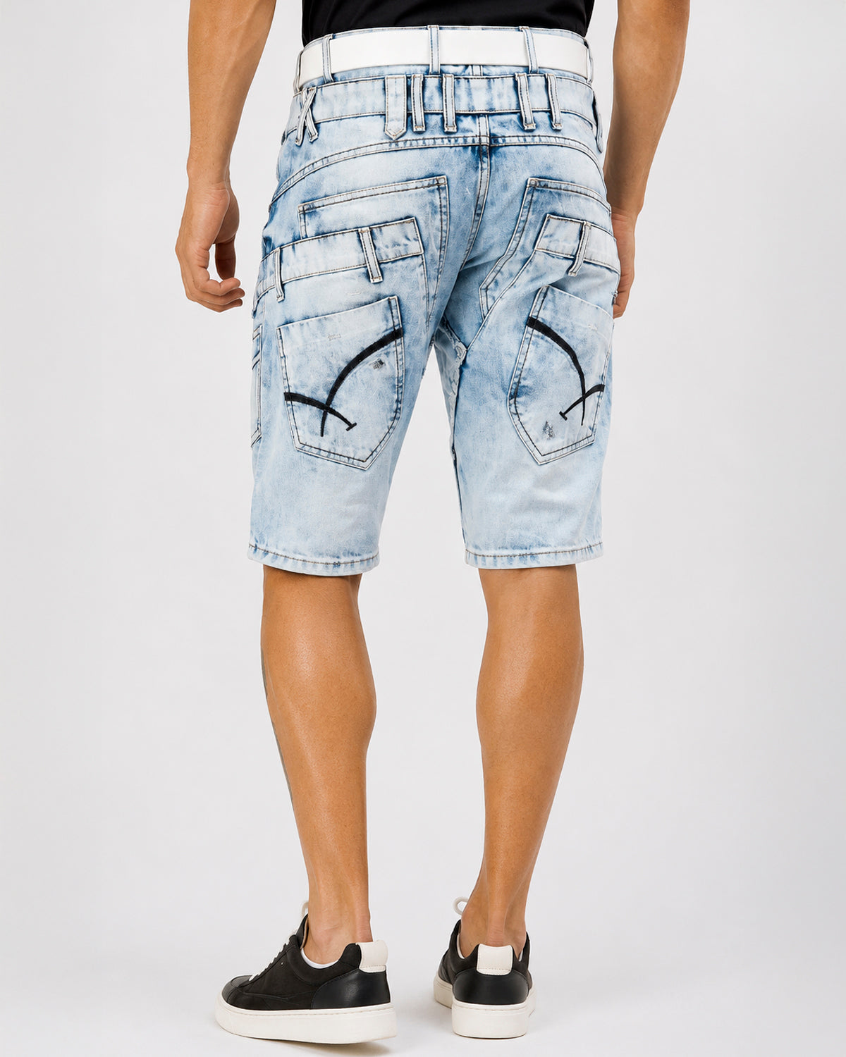 CK182 denim shorts - Light blue