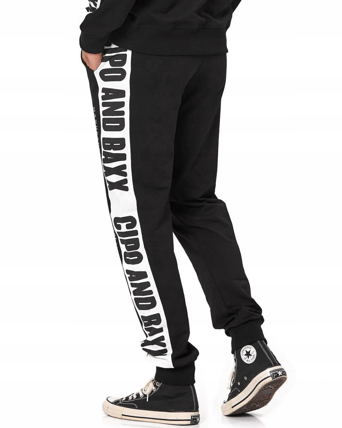 Cipo & Baxx CLR162 Nick Collegehousut - Musta