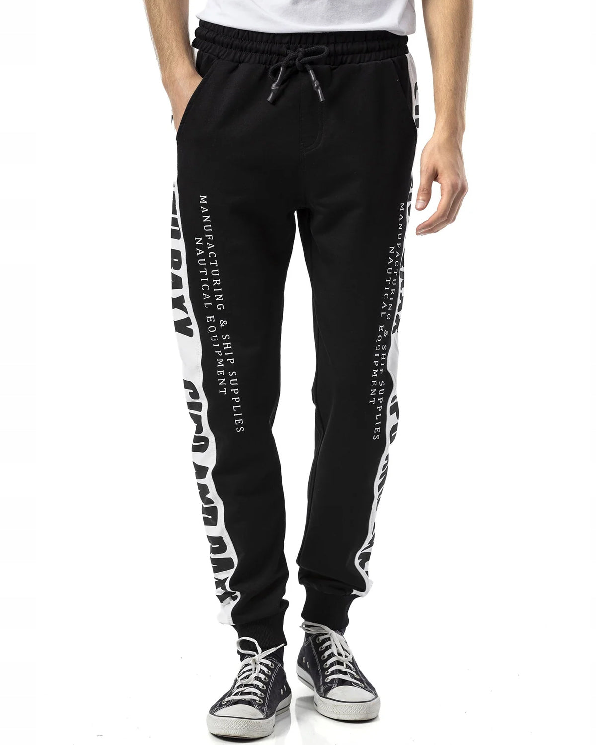 Cipo & Baxx CLR162 Nick Collegehousut - Musta