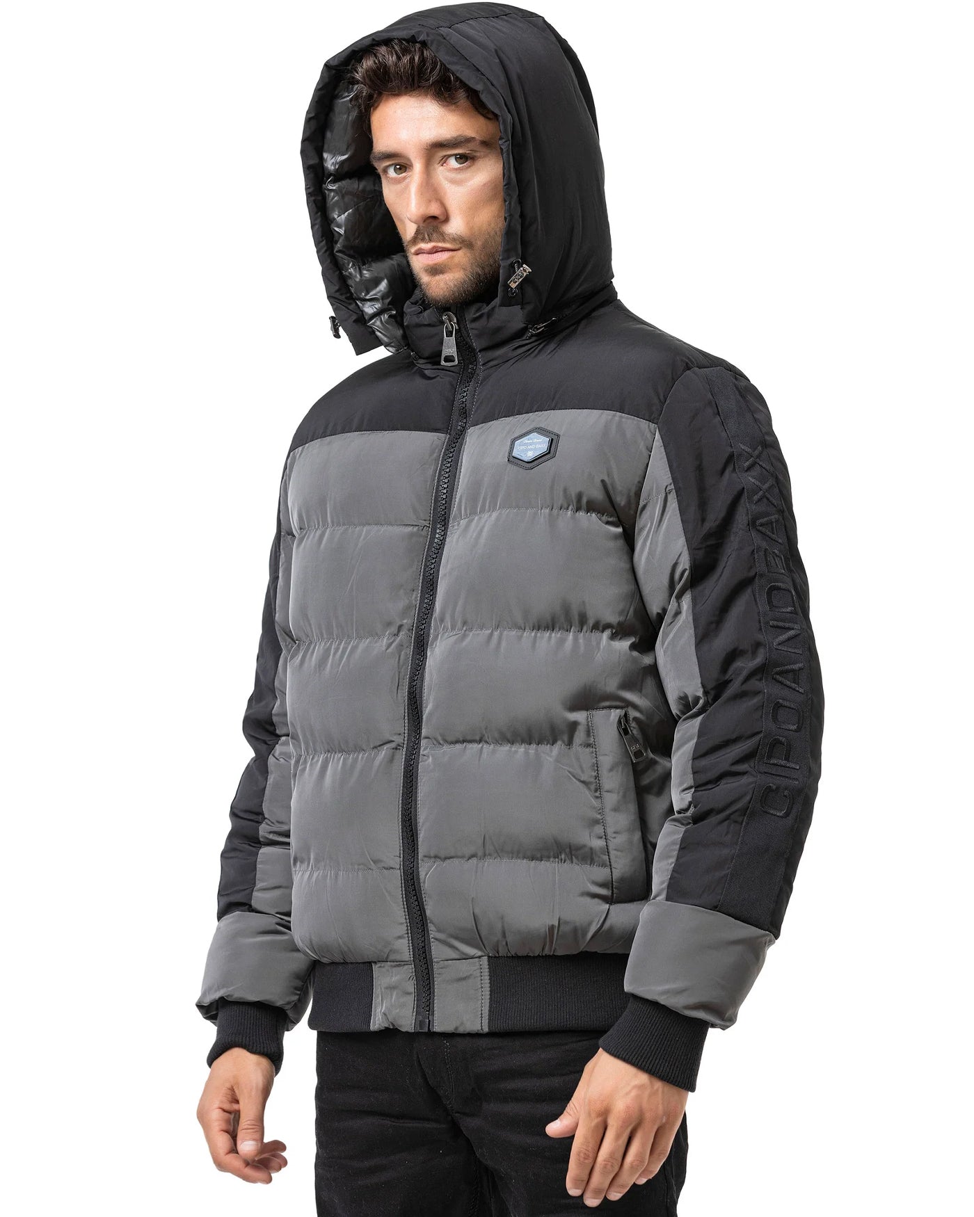 Cipo & Baxx CM177 Ben talvitakki - Harmaa