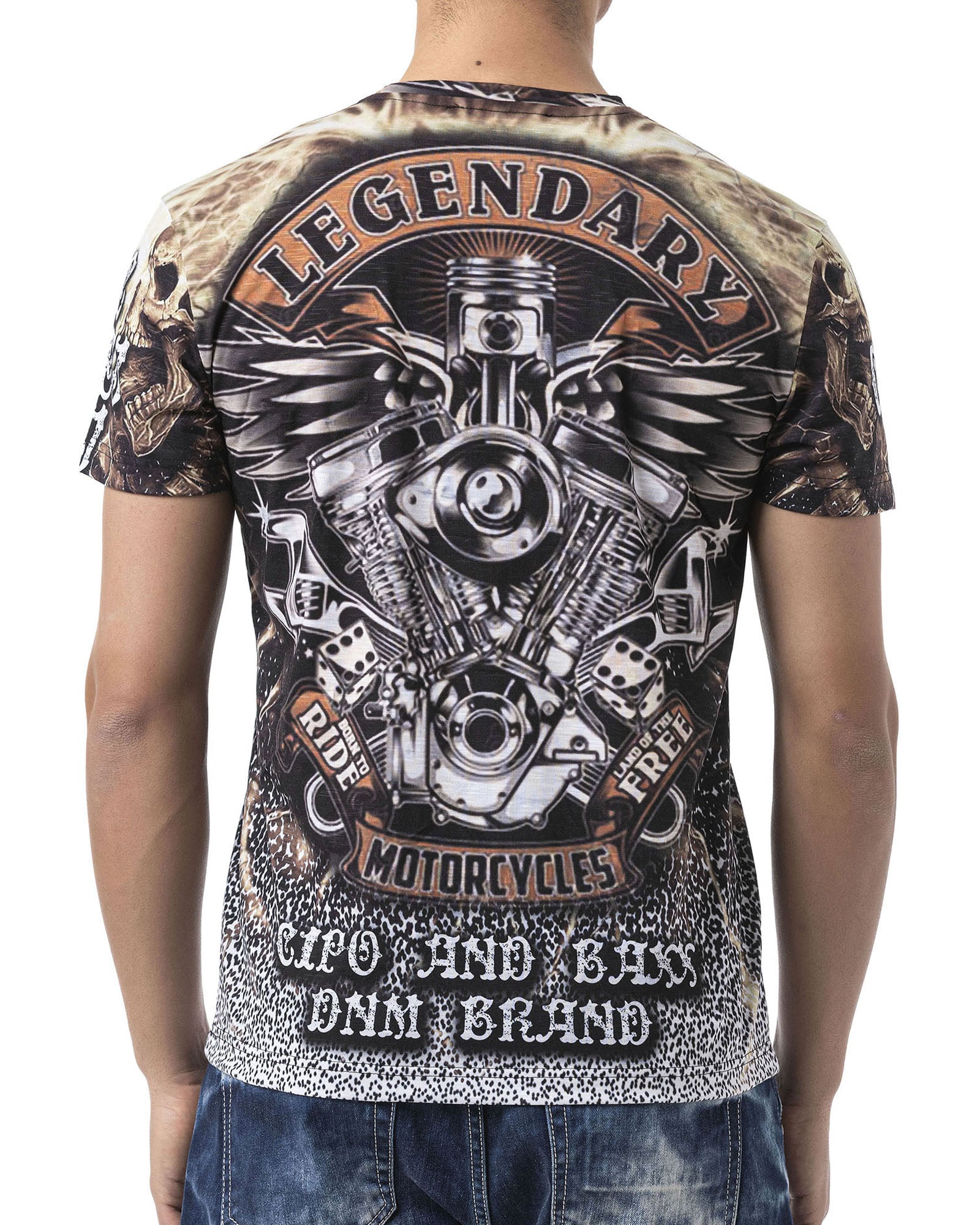 Cipo & Baxx CT820 Motor t-paita - Musta