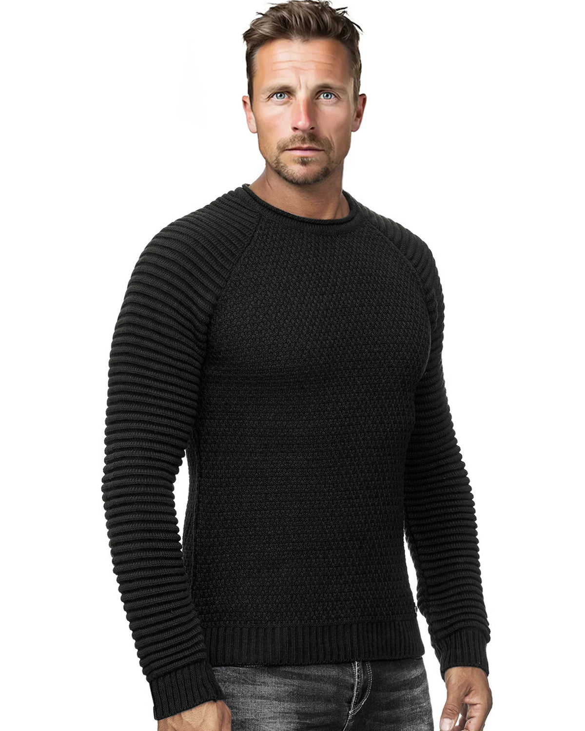 Rusty Neal Cobains neulepaita - Tummanharmaa