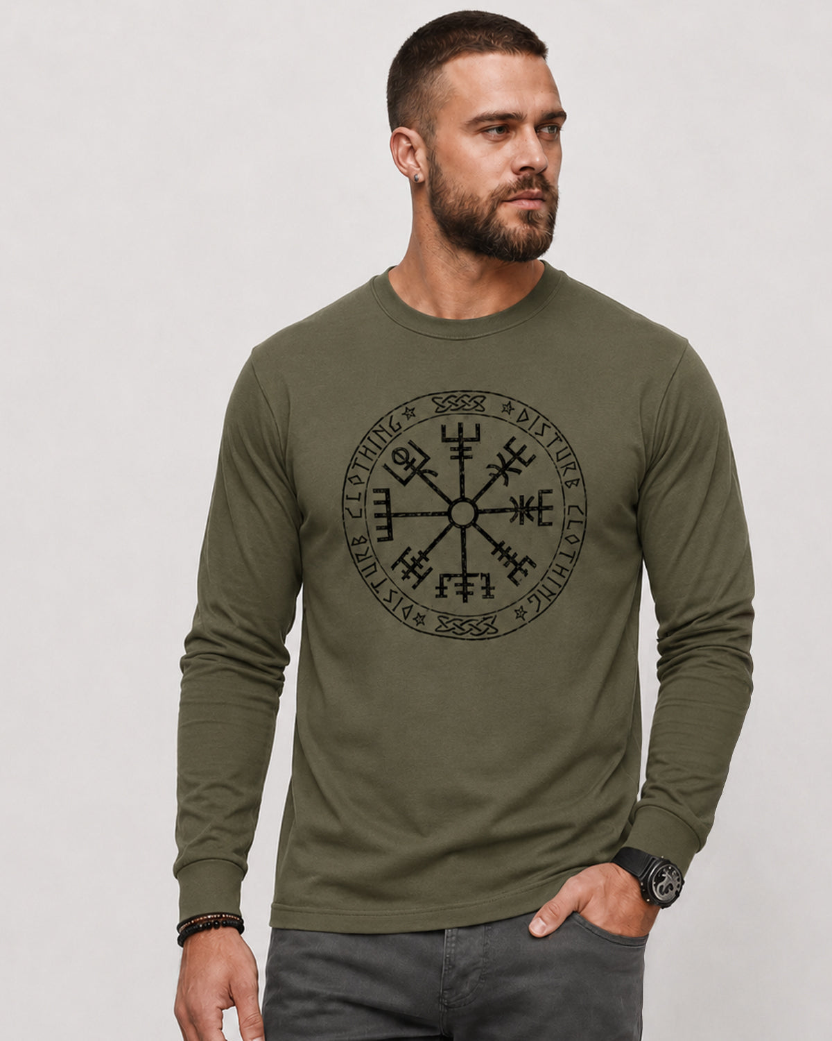 Viking Compass pitkähihainen - Vihreä