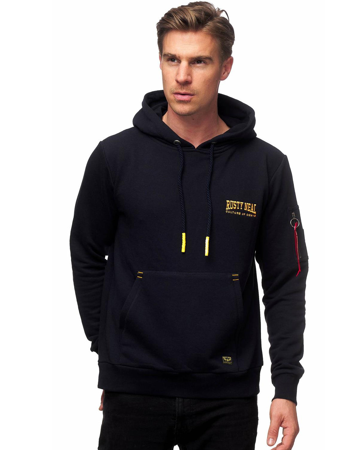 Rusty Neal Craig huppari - Tummansininen