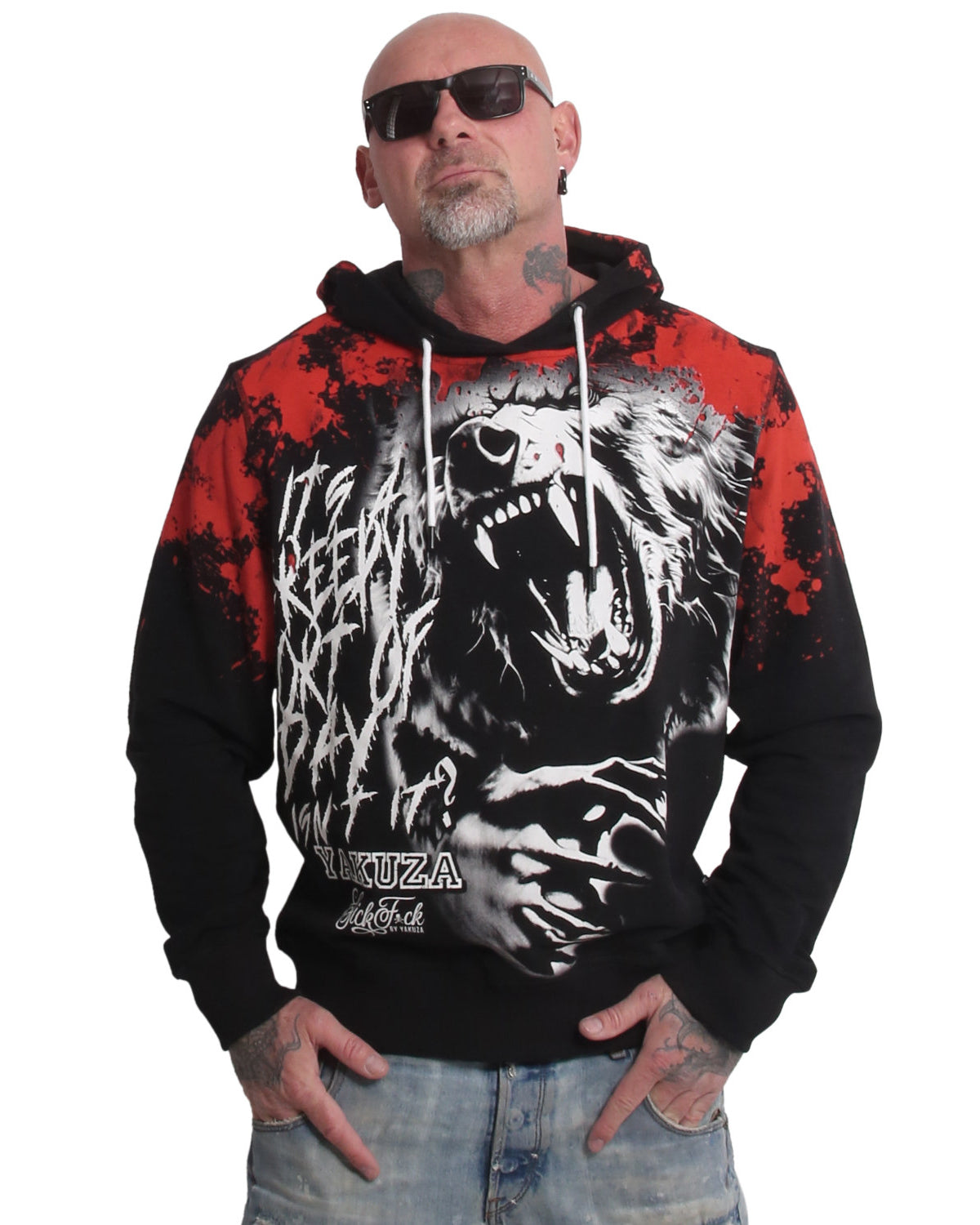 Yakuza Ink Creepy huppari - Musta