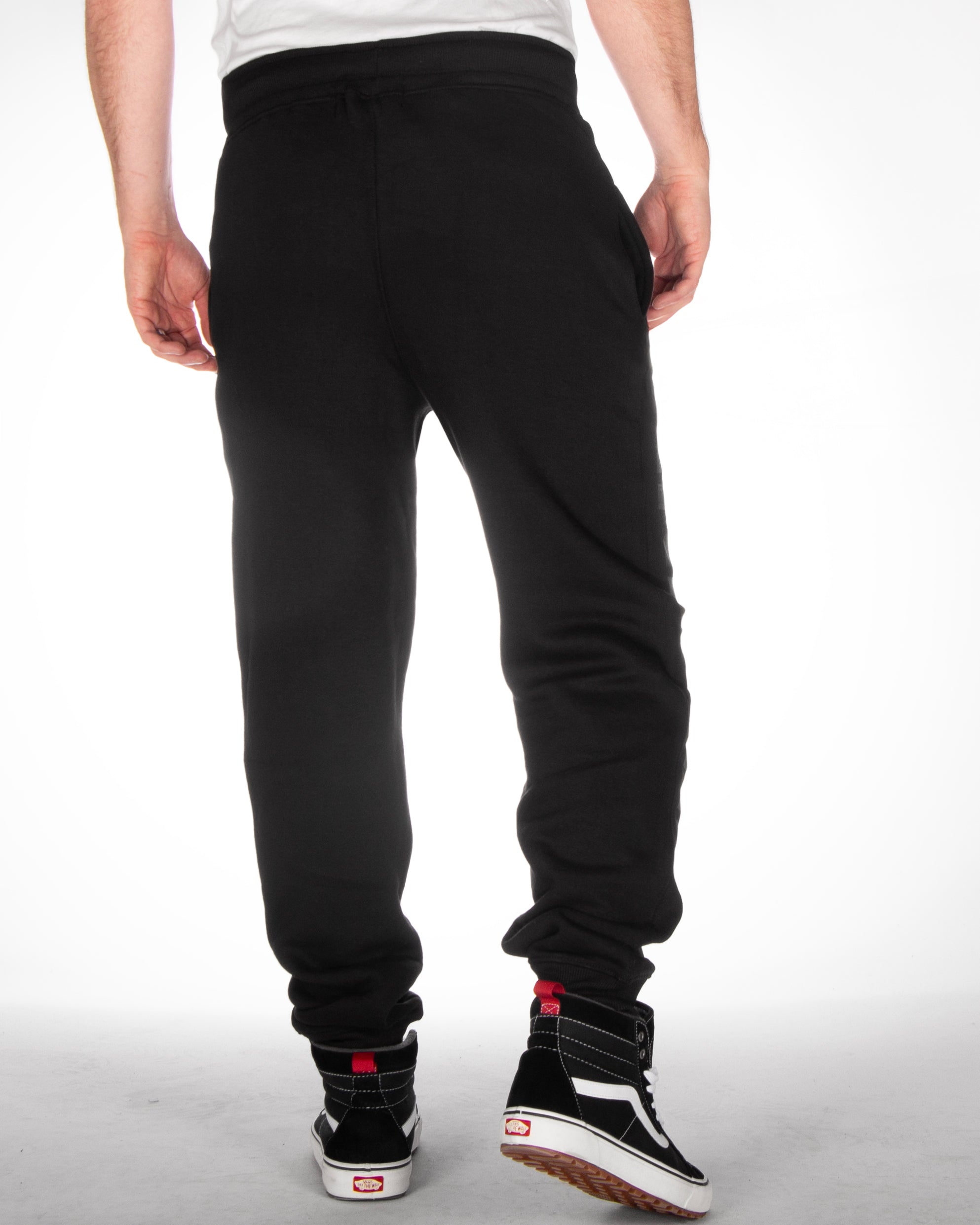 Disturb Clothing Disturb collegehousut - Musta/Valkoinen