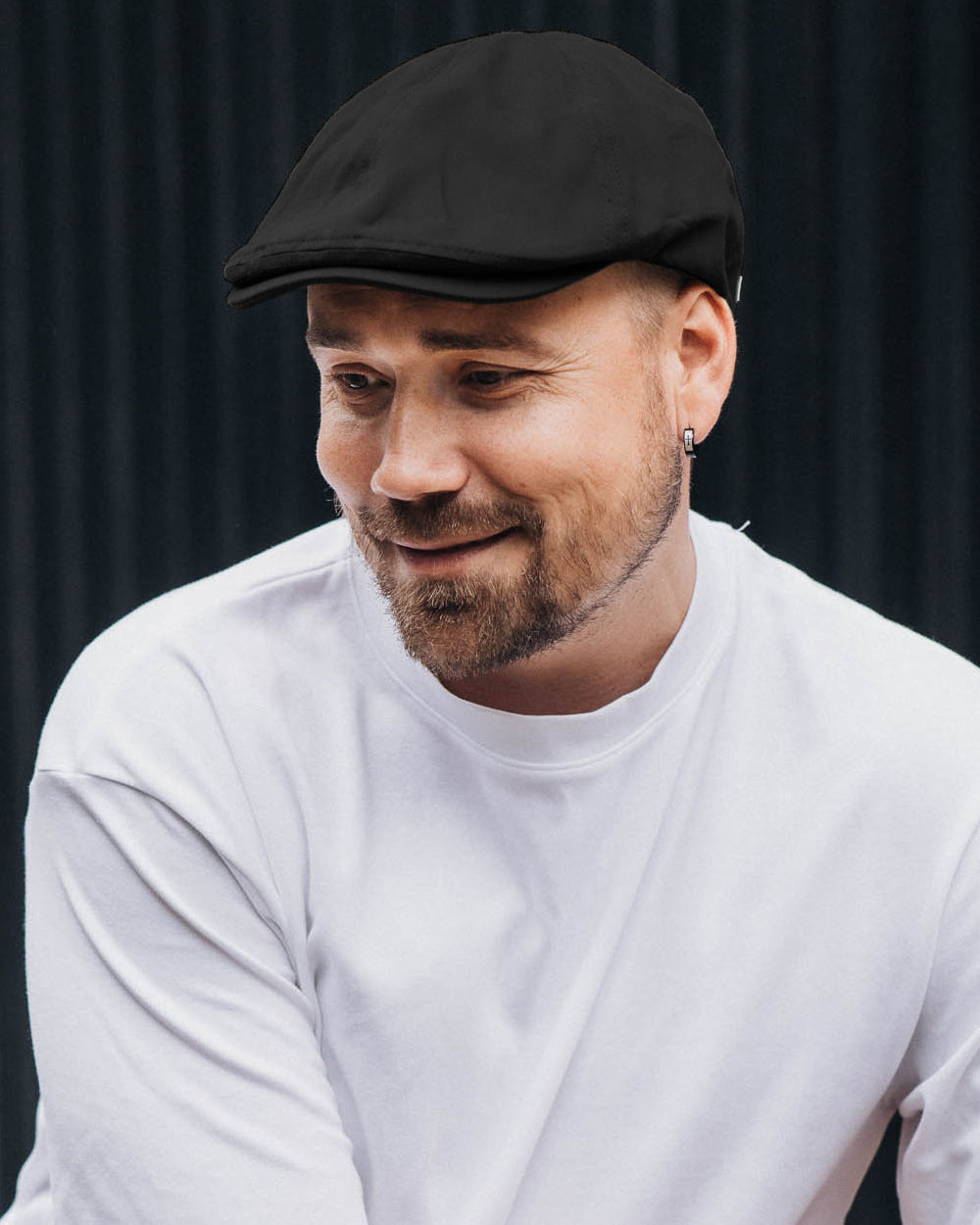 Salon Flat Cap colors - Musta