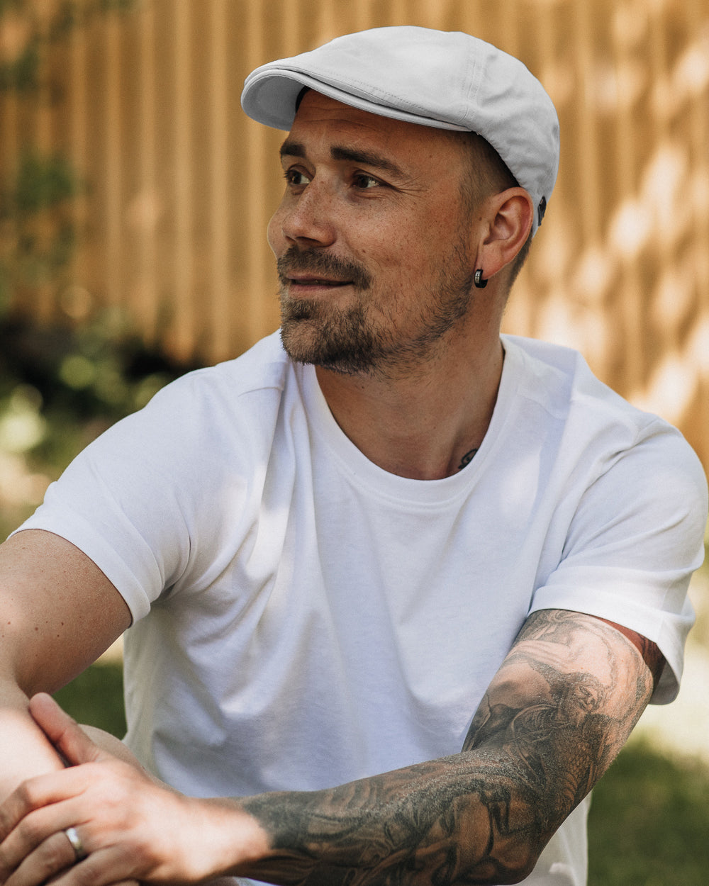 Salon Flat Cap colors - Valkoinen