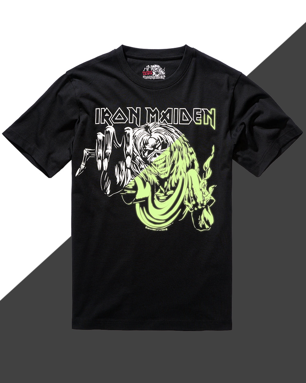Iron Maiden Eddy Glow t-paita - Musta