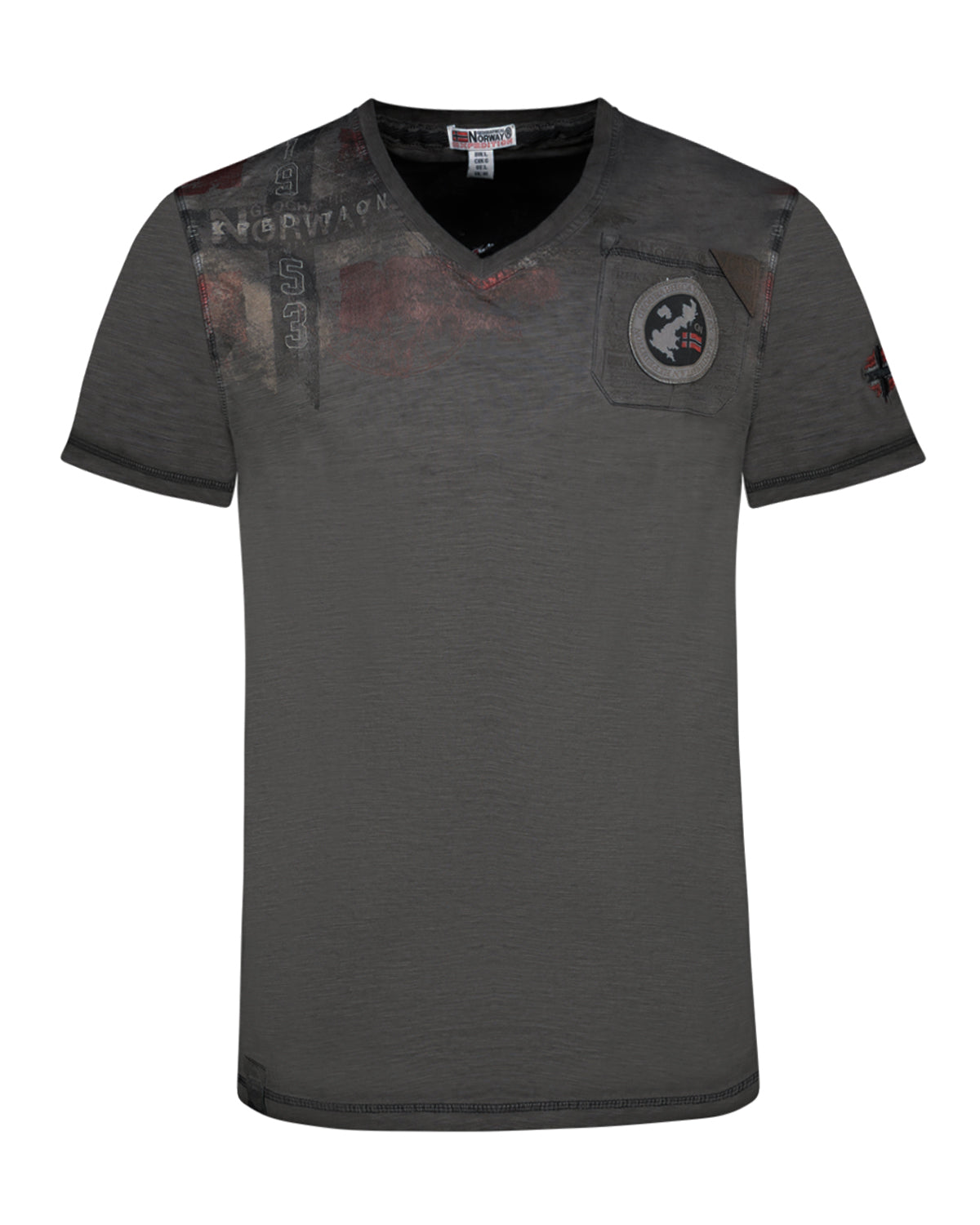 Geographical Norway Jamo t-paita - Musta