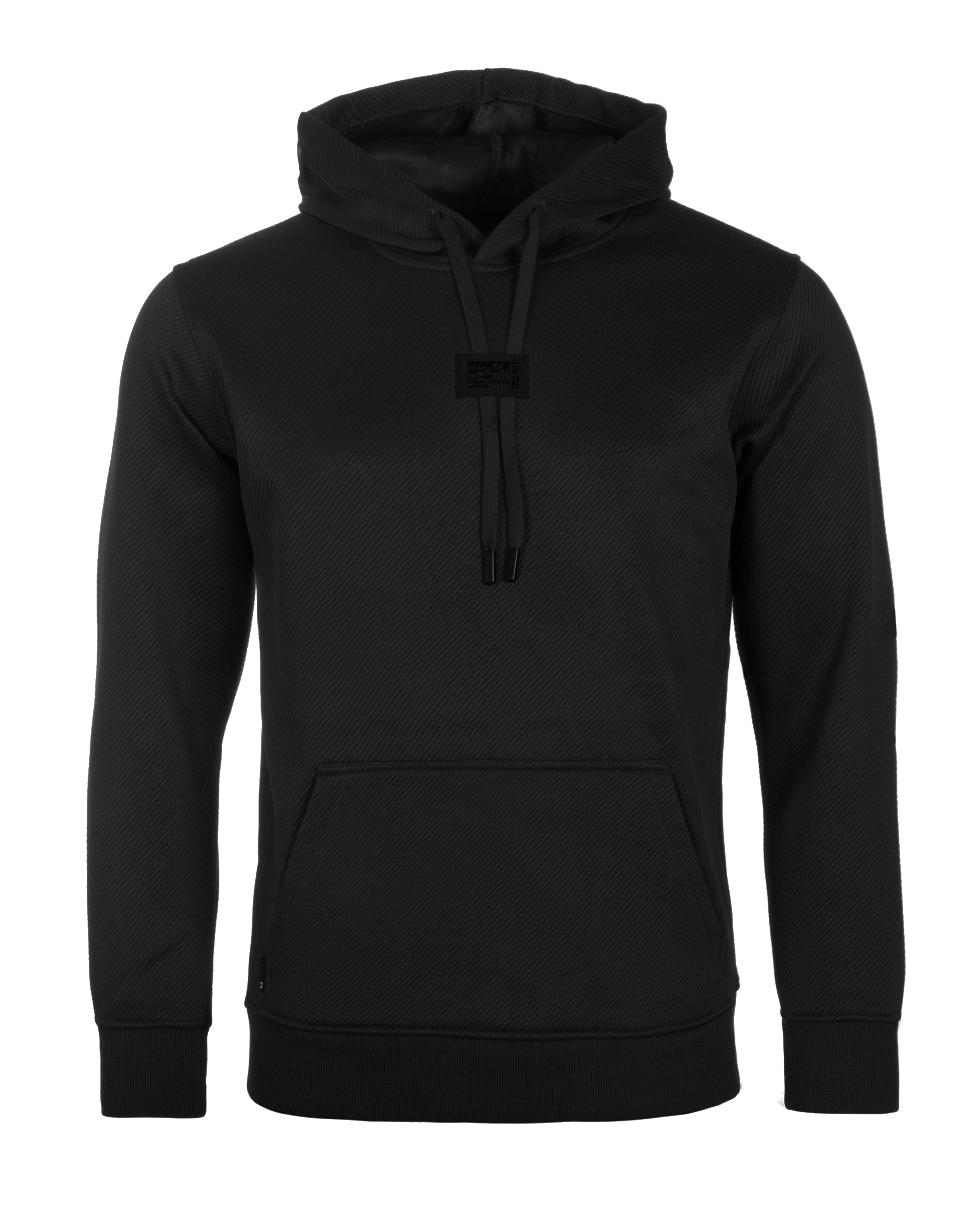 MZ72 Brand Justed huppari - Musta 3XL