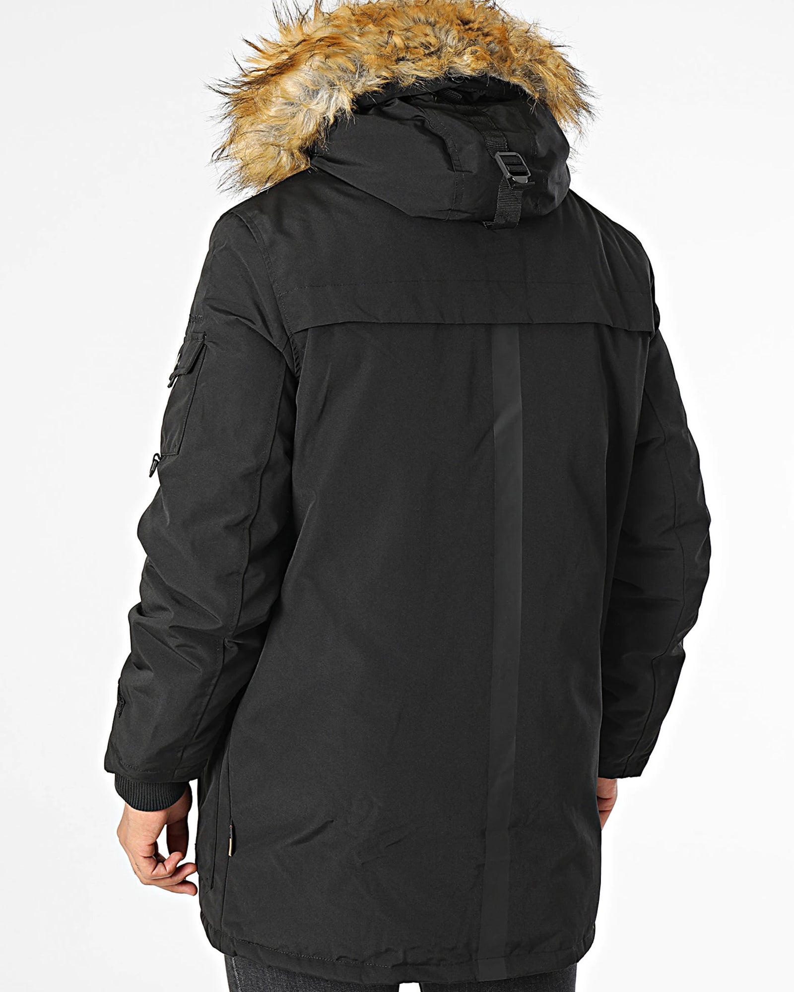 MZ72 Brand Leeland talvitakki - Musta