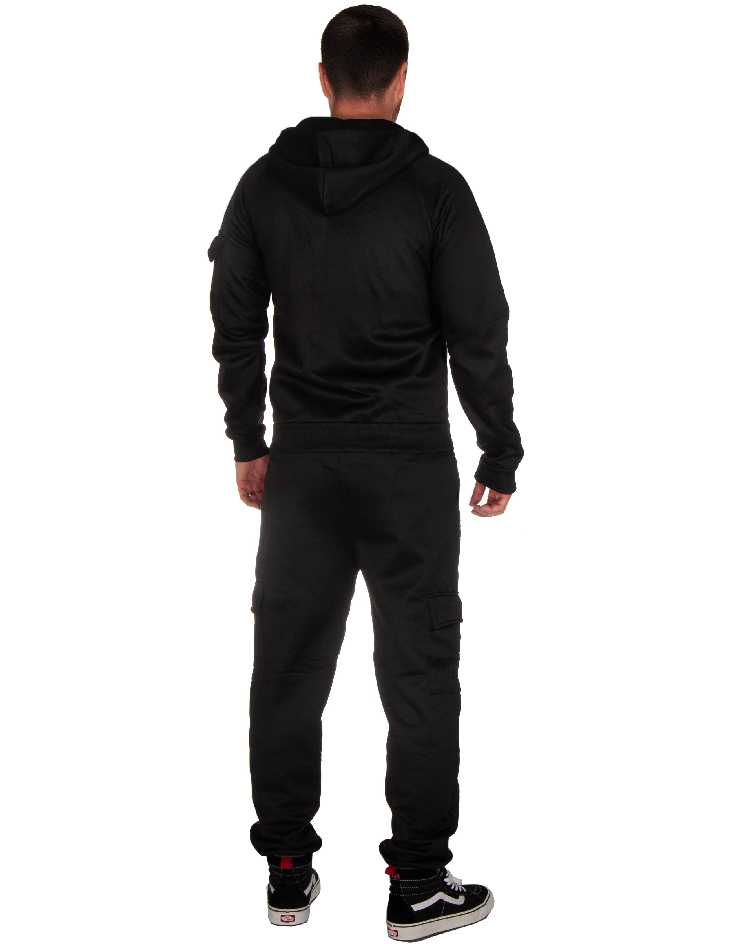 OneREDOX Mick verkka-asu - Musta