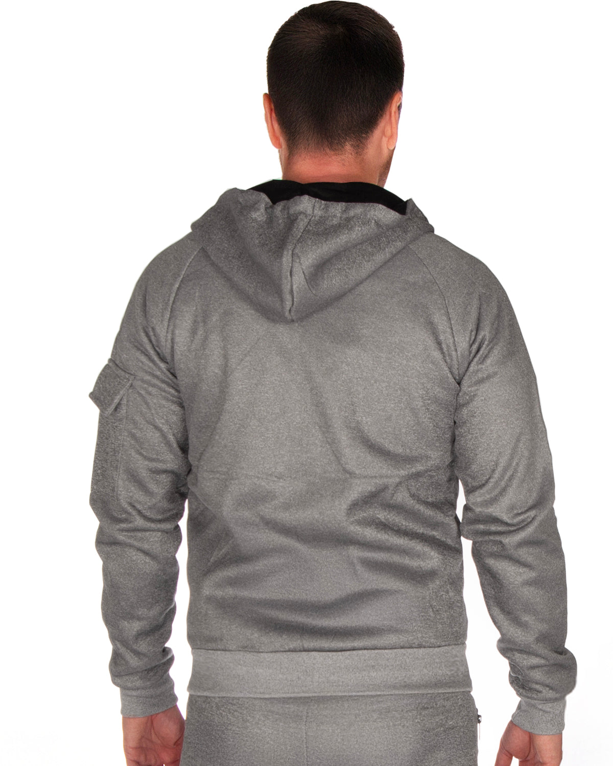 OneREDOX Mick vetoketjuhuppari - Harmaa