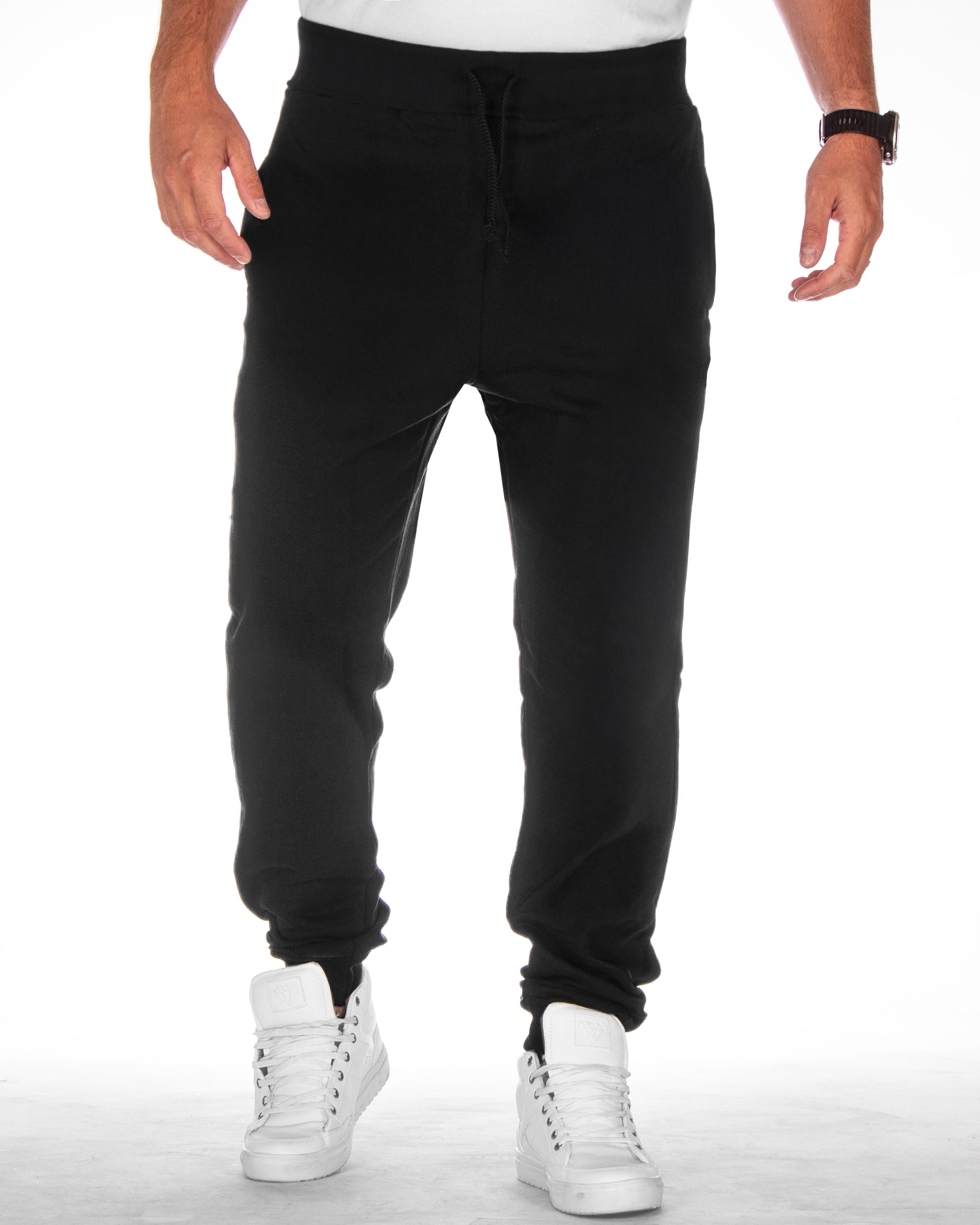 Disturb Clothing Nordic collegehousut - Musta 5XL