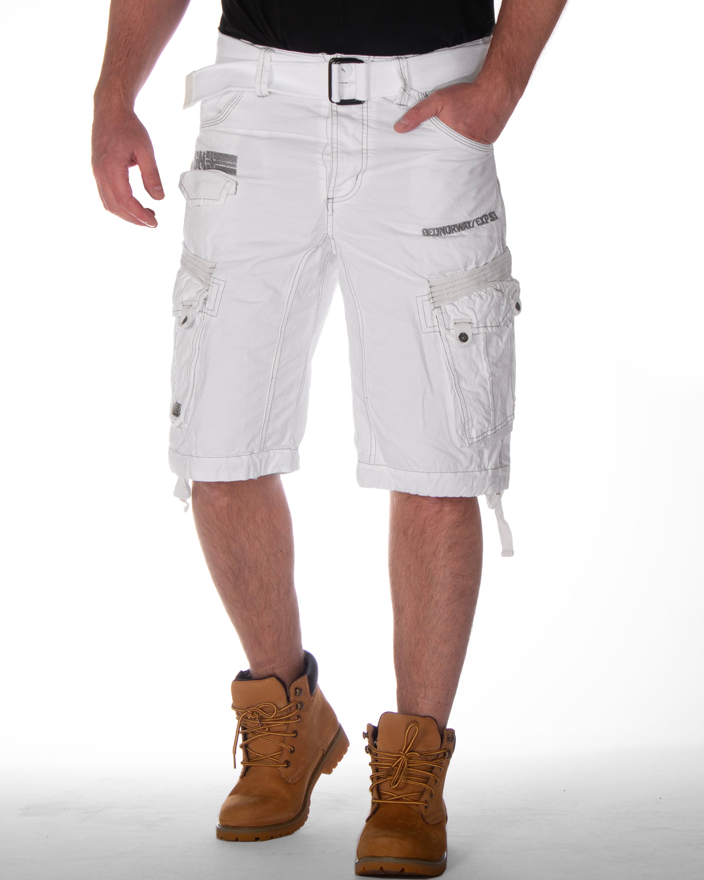 Geographical Norway Panoramique reisitaskushortsit - Valkoinen