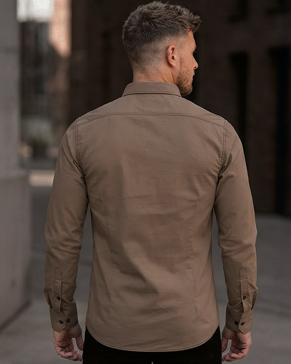 Burrows kauluspaita - Beige