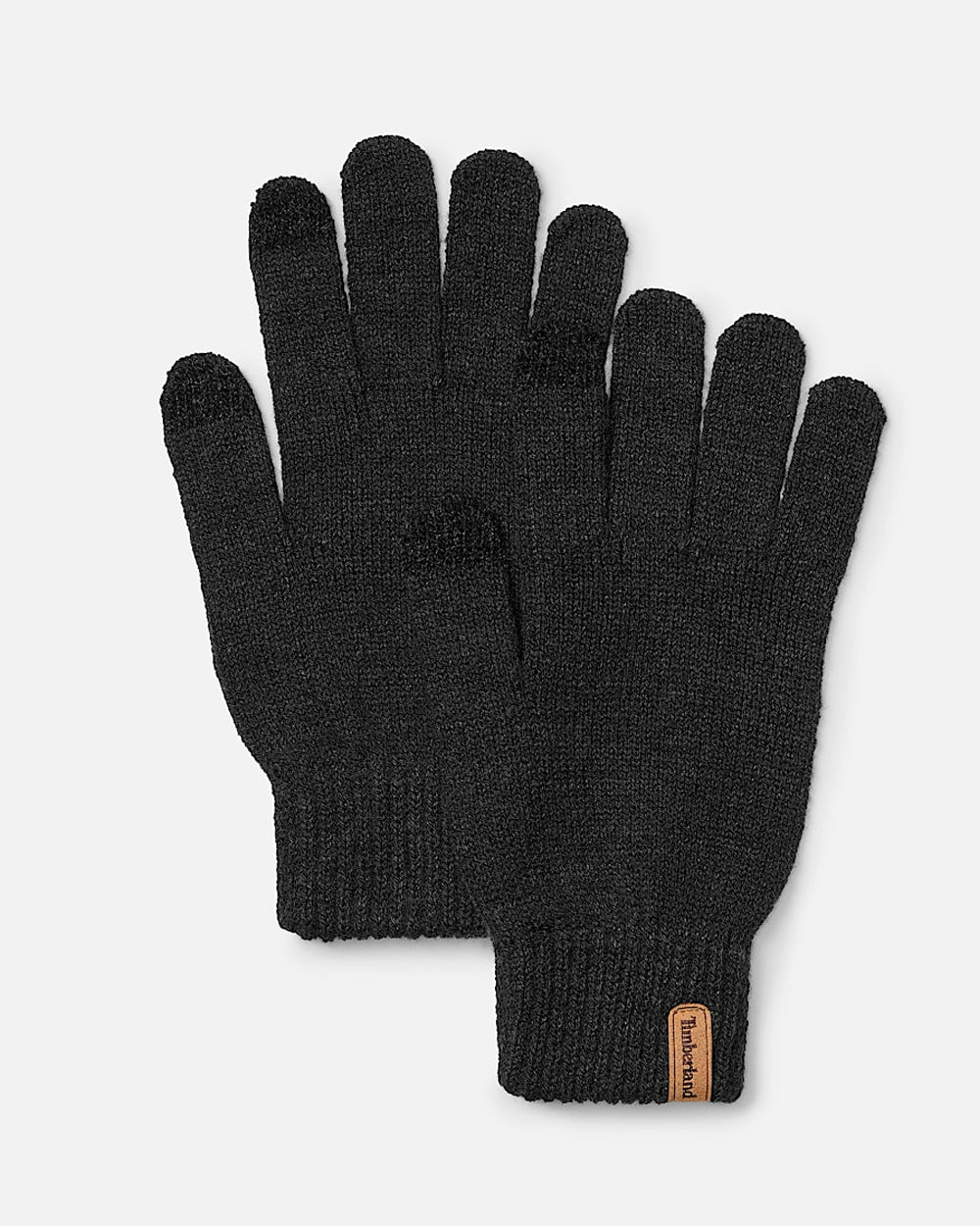 Timberland Rib knit hanskat kosketusnäytölle - Musta