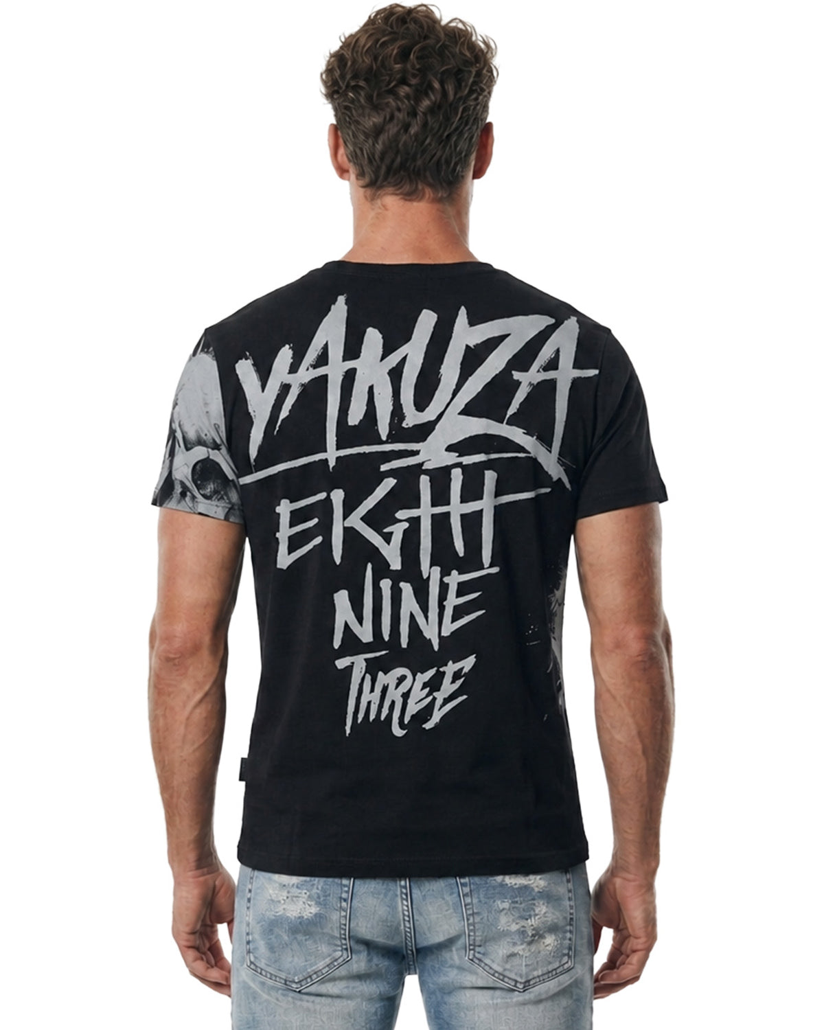Skull stack t-paita - Musta