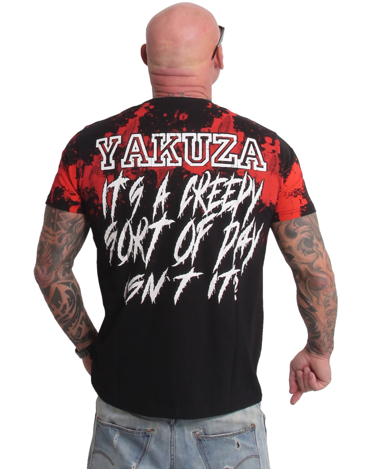 Yakuza Ink Creepy t-paita - Musta