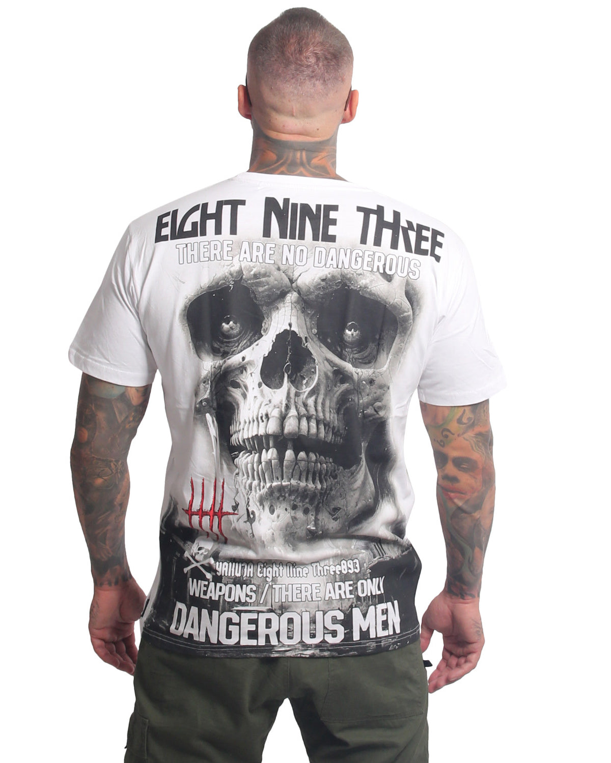 Yakuza Ink Weapons t-paita - Valkoinen