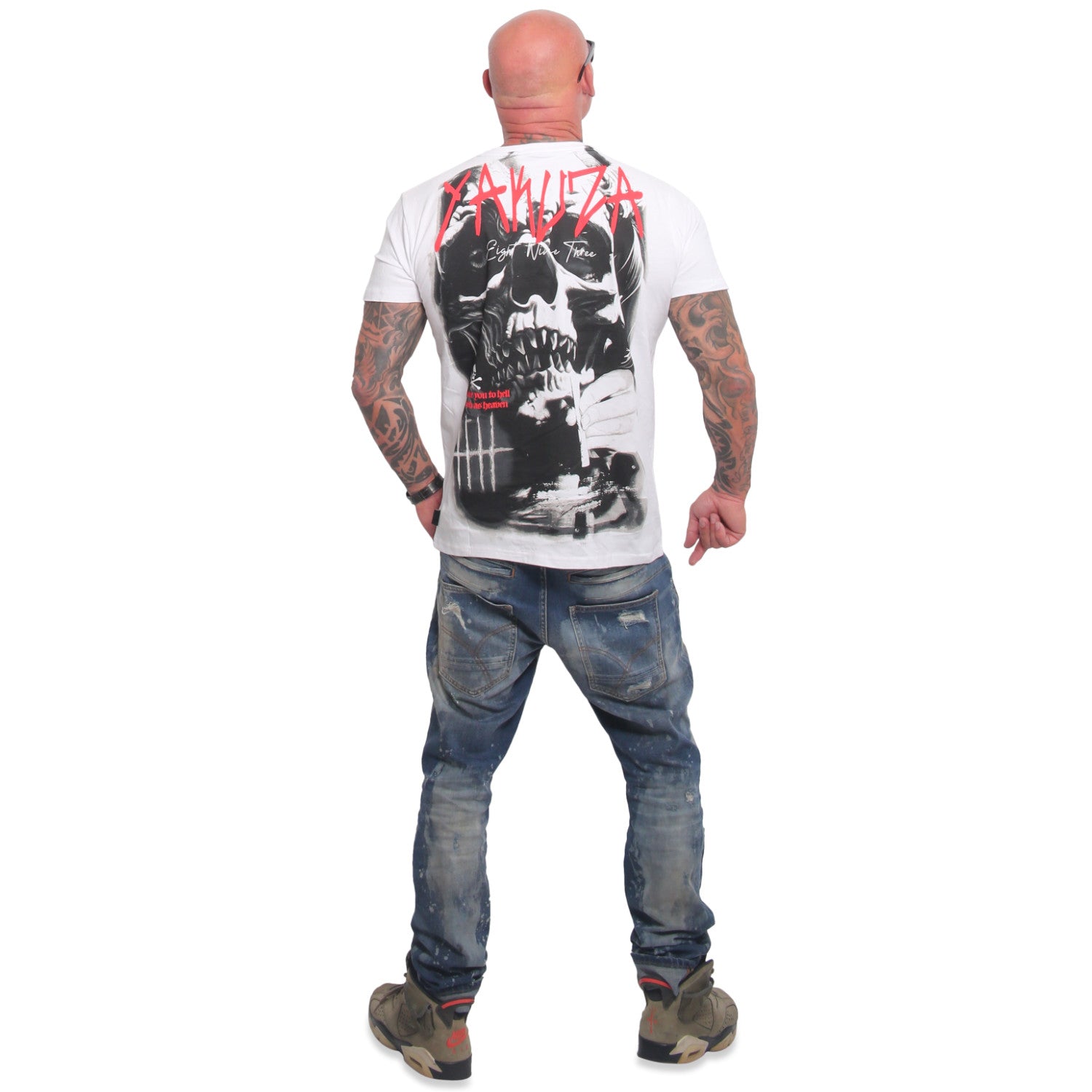 Yakuza Ink Disguised t-paita - Valkoinen