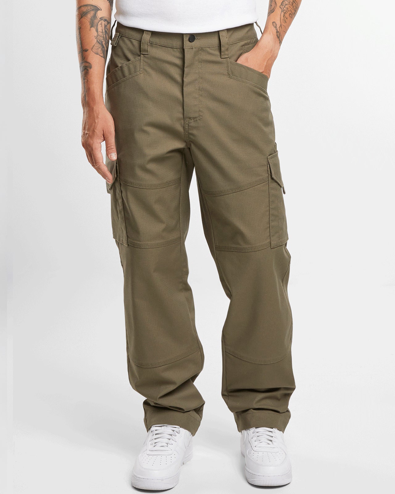 Brandit Tactical Ripstop reisitaskuhousut - Vihreä