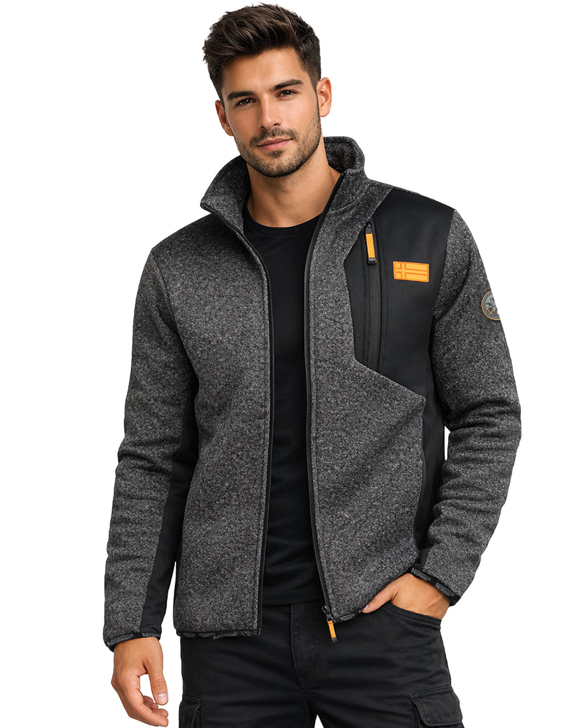 Geographical Norway Toche fleecetakki - Musta