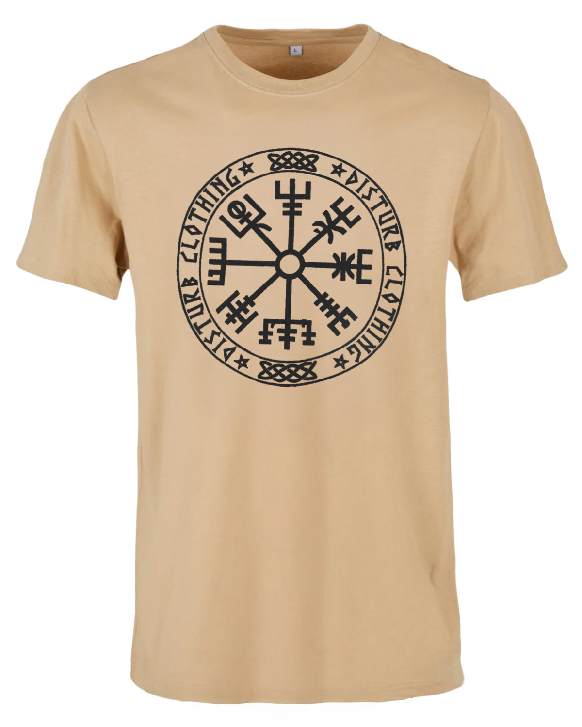 Disturb Clothing Disturb Compass t-paita #Väri_Beige